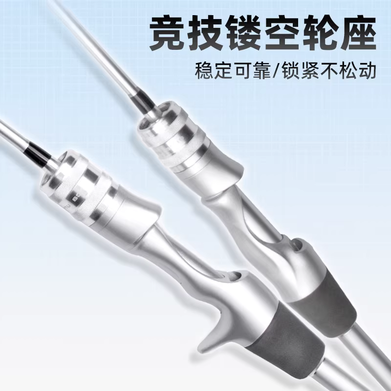 钓迷澳卡银鲈微物马口竿UL调新手入门路亚竿套装直柄枪柄鱼竿全套 图3