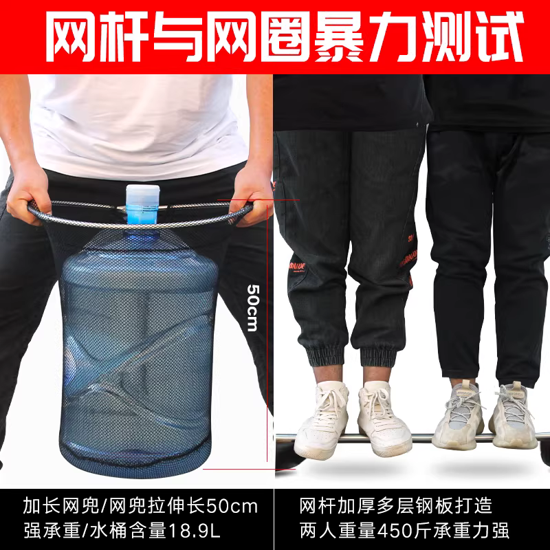 抄网全套抄鱼网不锈钢鱼网捞鱼钓鱼抄网竿鱼抄网伸缩杆抄网杆折叠 图3