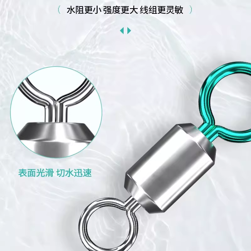 双色8字环八字转环钓鱼小配件连接器强拉力渔具快速垂钓用品路亚 图5